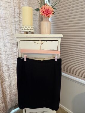 Giorgio Armani Black A-Line Skirt